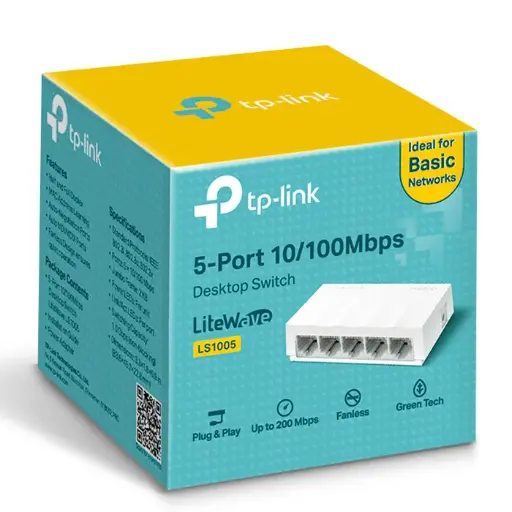 SWITCH 5 Ports 10/100Mbps